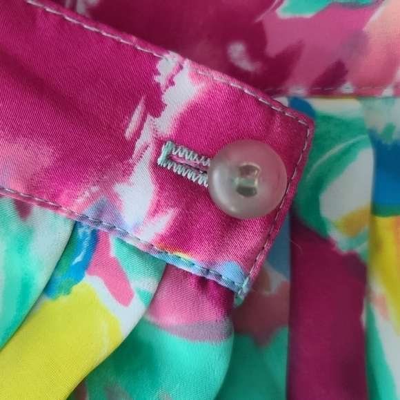 Floral A-Line Skirt in Multicolor - Picture 4 of 7